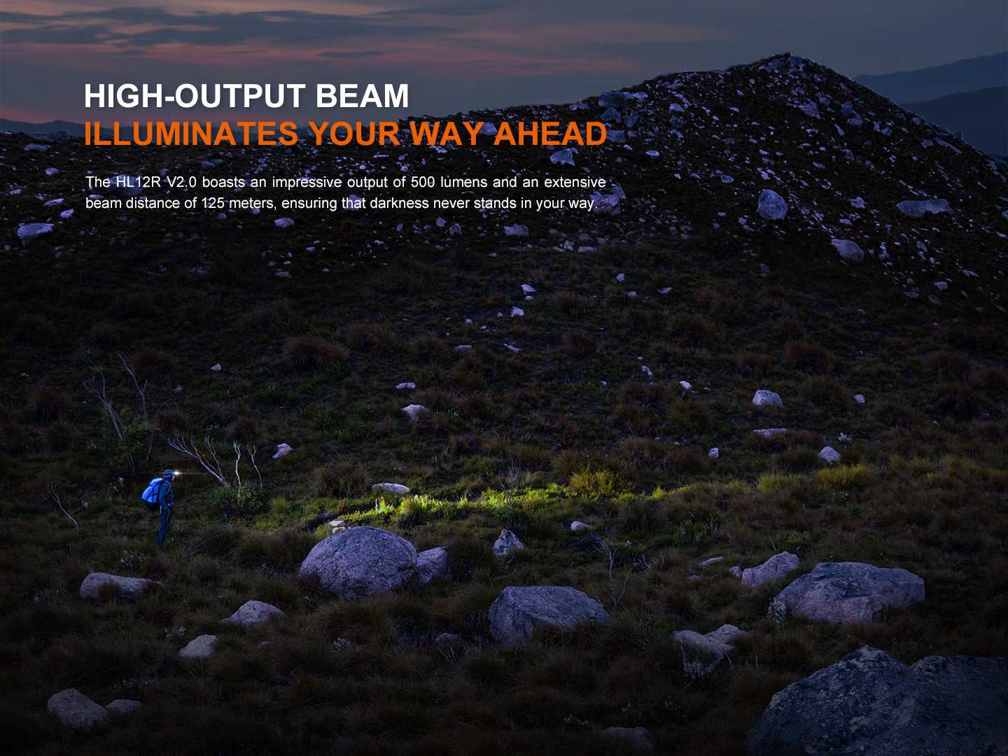 Fenix HL12R V2 Ultralight Outdoor Rechargeable Headlamp Fenix Store