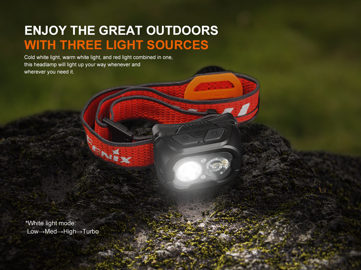 Fenix HL18R-T V2 Lightweight Trail Running Headlamp Fenix Store