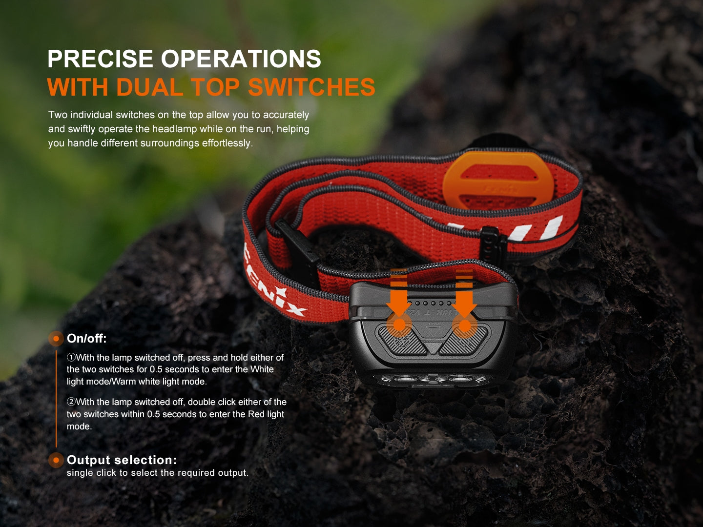 Fenix HL18R-T V2 Lightweight Trail Running Headlamp Fenix Store