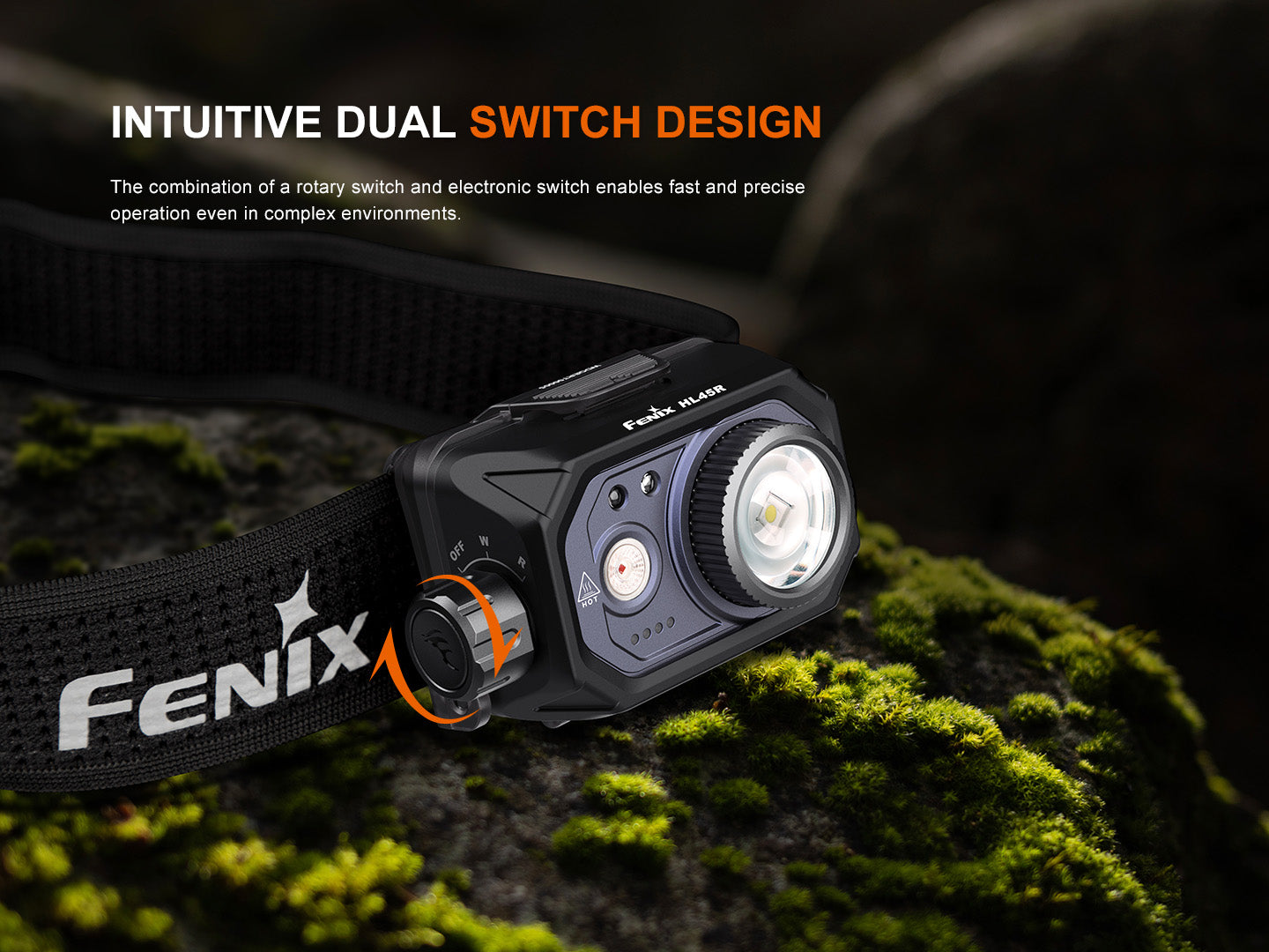 Fenix HL45R Rechargeable Focusing Gesture-Sensing Headlamp Fenix Store