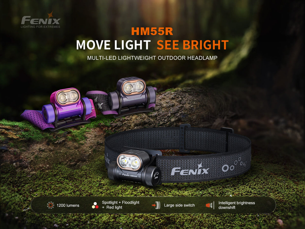 Fenix HM55R Lightweight Multi-LED Headlamp Fenix Store
