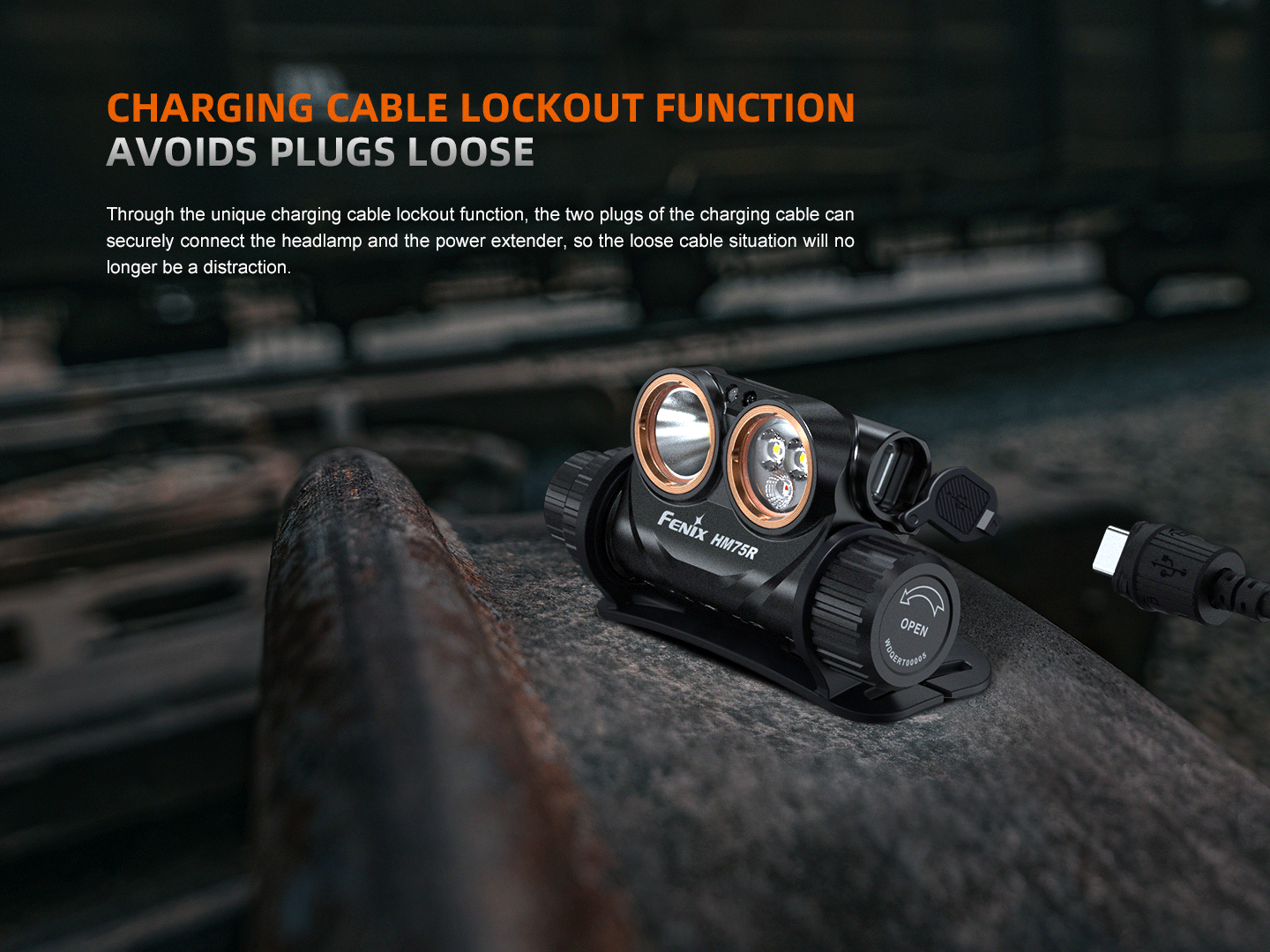 Fenix HM75R Rechargeable Industrial Headlamp - 1600 Lumens Fenix Store