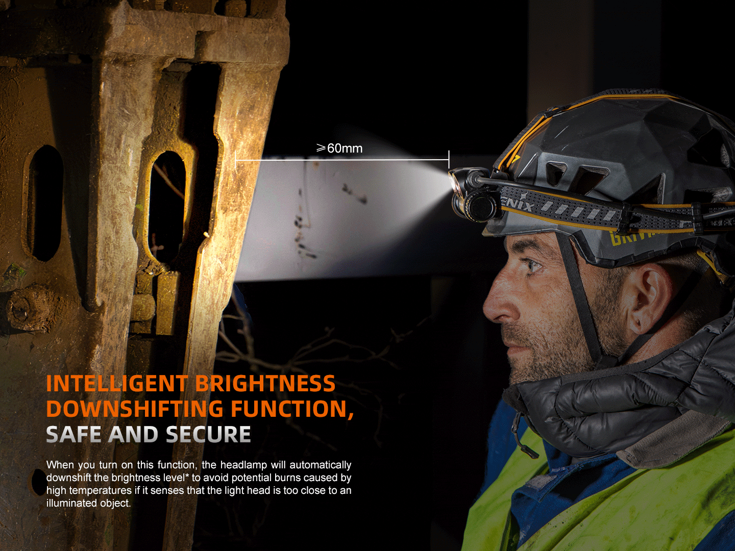 Fenix HM75R Rechargeable Industrial Headlamp - 1600 Lumens Fenix Store