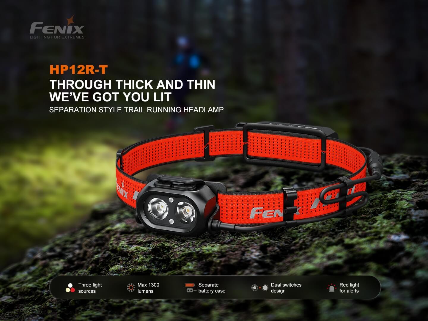 Fenix HP12R-T Balanced Trail Headlamp Fenix Store