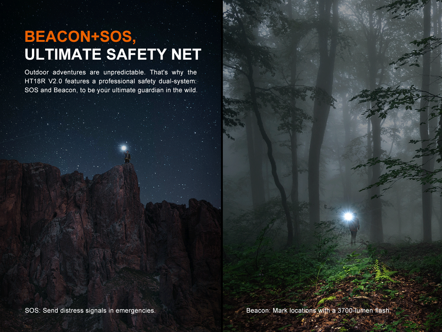 Fenix HT18R V2 Long-Range Hunting Flashlight Fenix Store