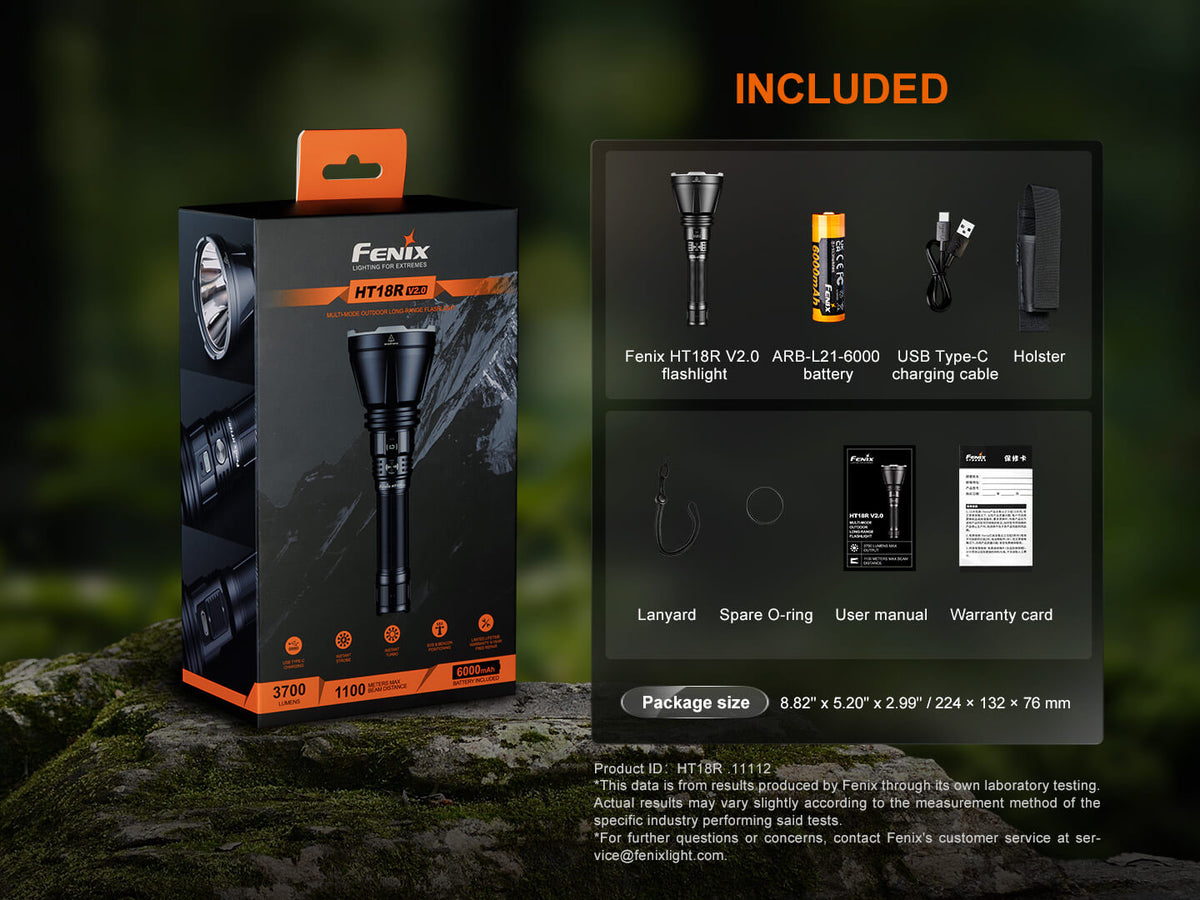 Fenix HT18R V2 Long-Range Hunting Flashlight Fenix Store