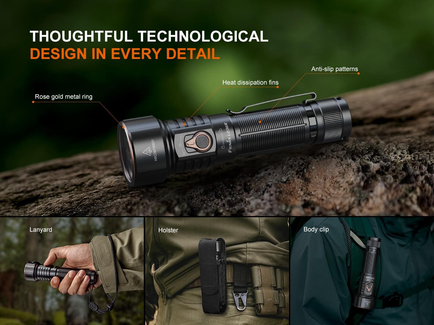 Fenix LD36R Multicolor Flashlight Fenix Store