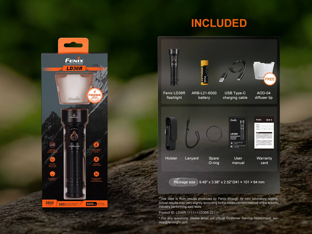 Fenix LD36R Multicolor Flashlight Fenix Store