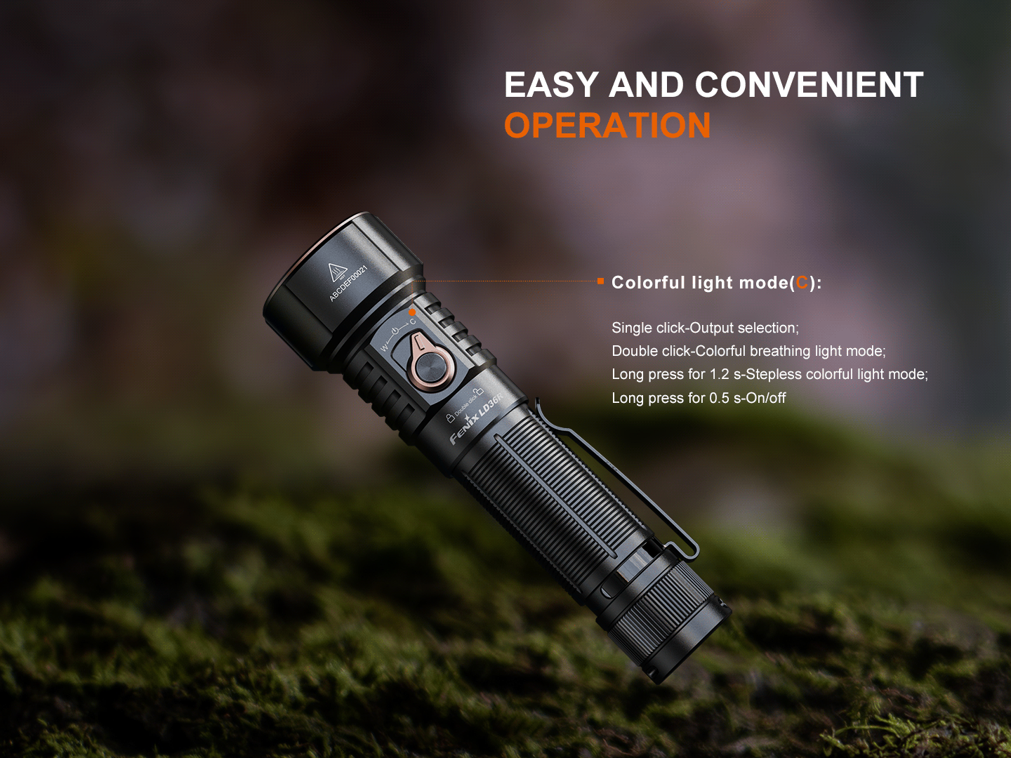 Fenix LD36R Multicolor Flashlight Fenix Store