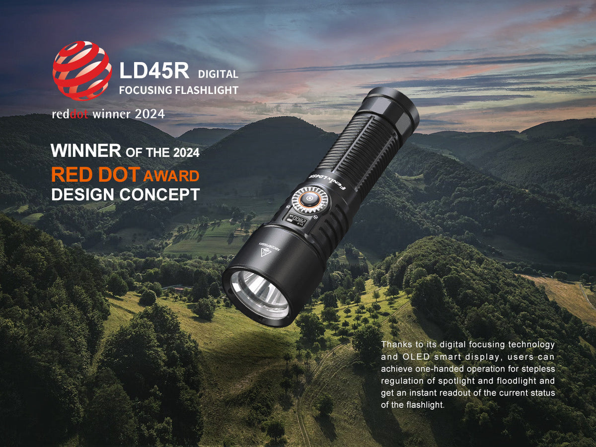 Fenix LD45R Digital Focus Rechargeable LED Flashlight Fenix Store