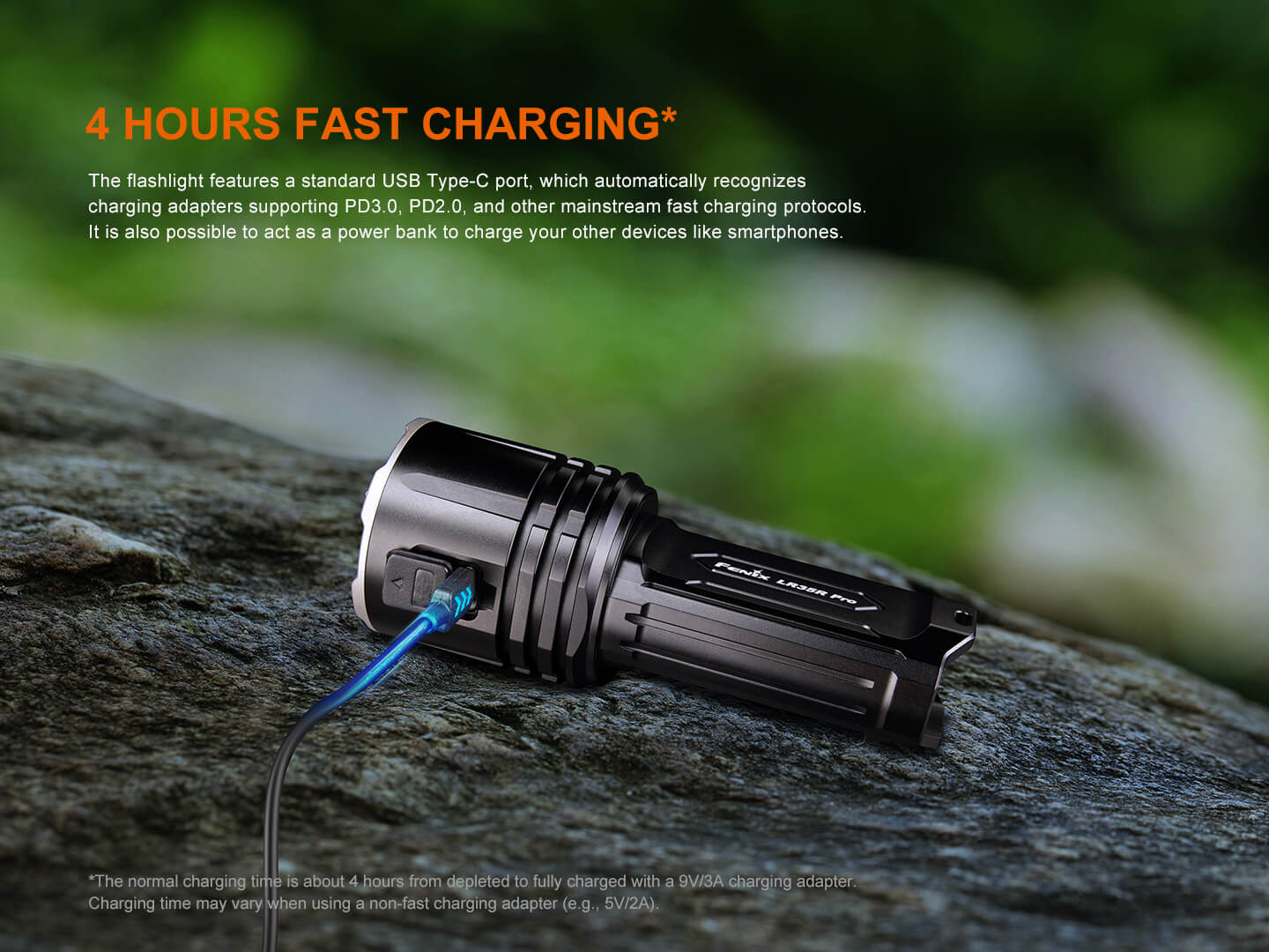 fenix 5000 lumen flashlight TK35UE V2.0 Cover long distances using its turbo setting to reach an impressive 5 NEBO Davinci 5000 Lumens Handheld