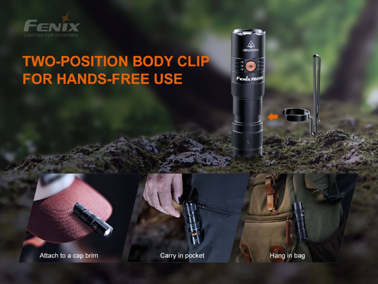 Fenix PD25R Rechargeable LED Flashlight Fenix Store
