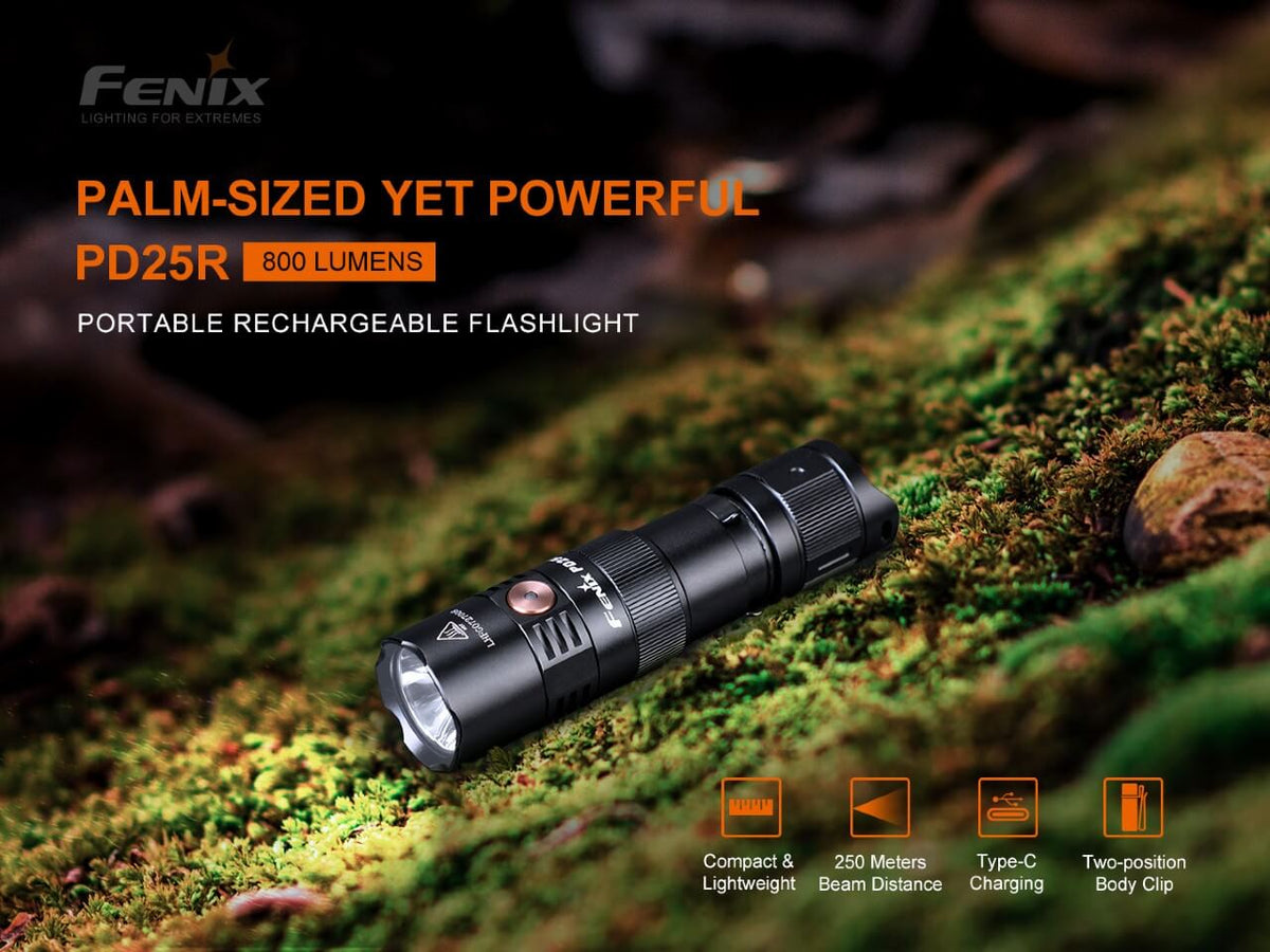 Fenix PD25R Rechargeable LED Flashlight Fenix Store