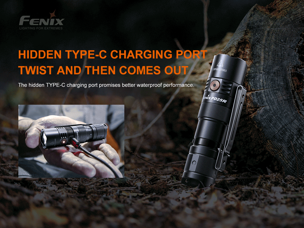 Fenix PD25R Rechargeable LED Flashlight Fenix Store