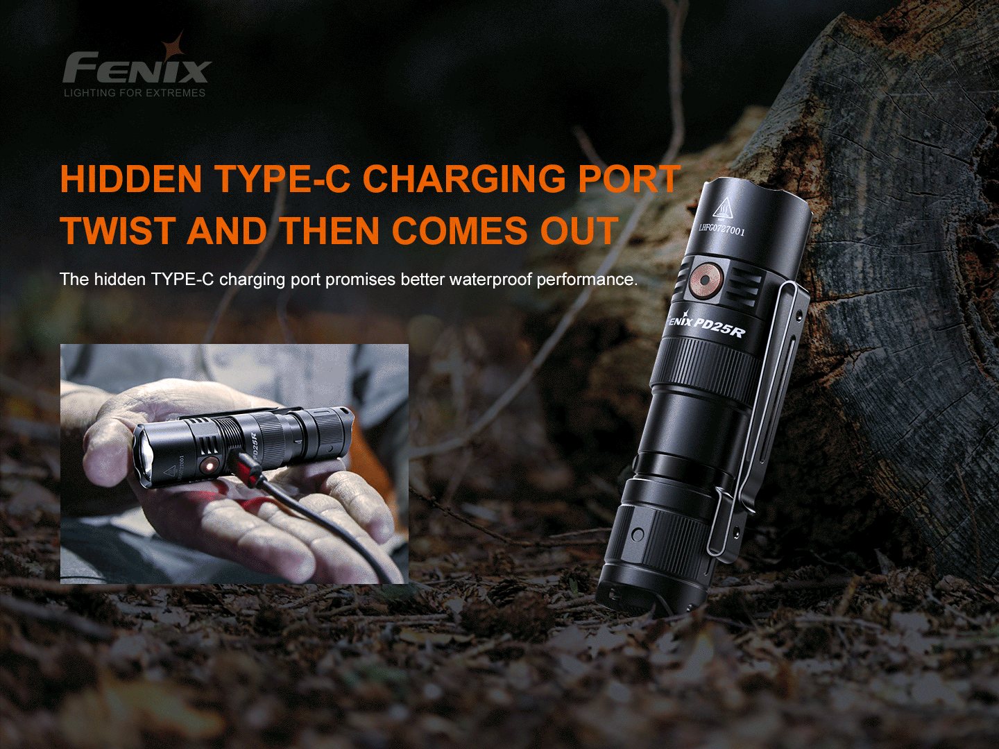 Fenix PD25R Rechargeable LED Flashlight Fenix Store