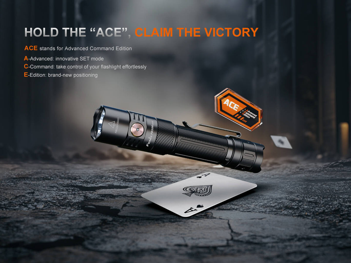 Fenix PD35R ACE Multi-mode Tactical Flashlight + FREE CL01 Mini Lantern Fenix Store