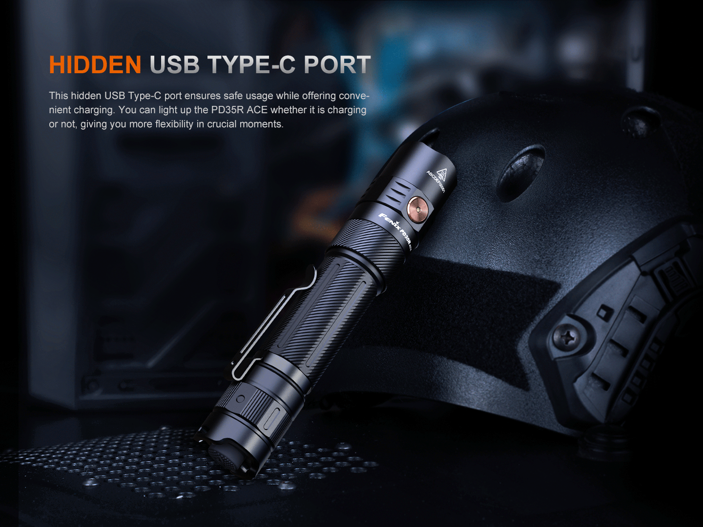 Fenix PD35R ACE Multi-mode Tactical Flashlight + FREE CL01 Mini Lantern Fenix Store
