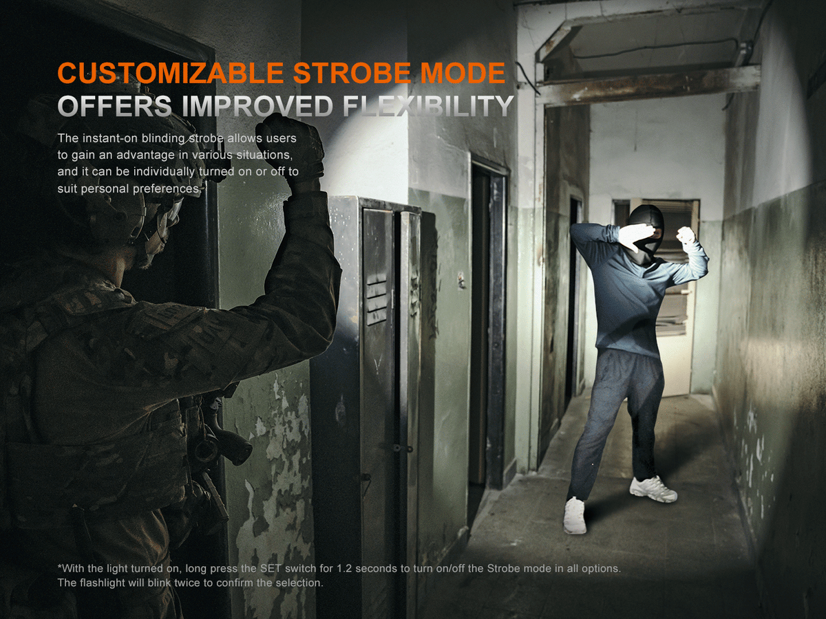 Fenix PD35R ACE Multi-mode Tactical Flashlight + FREE CL01 Mini Lantern Fenix Store