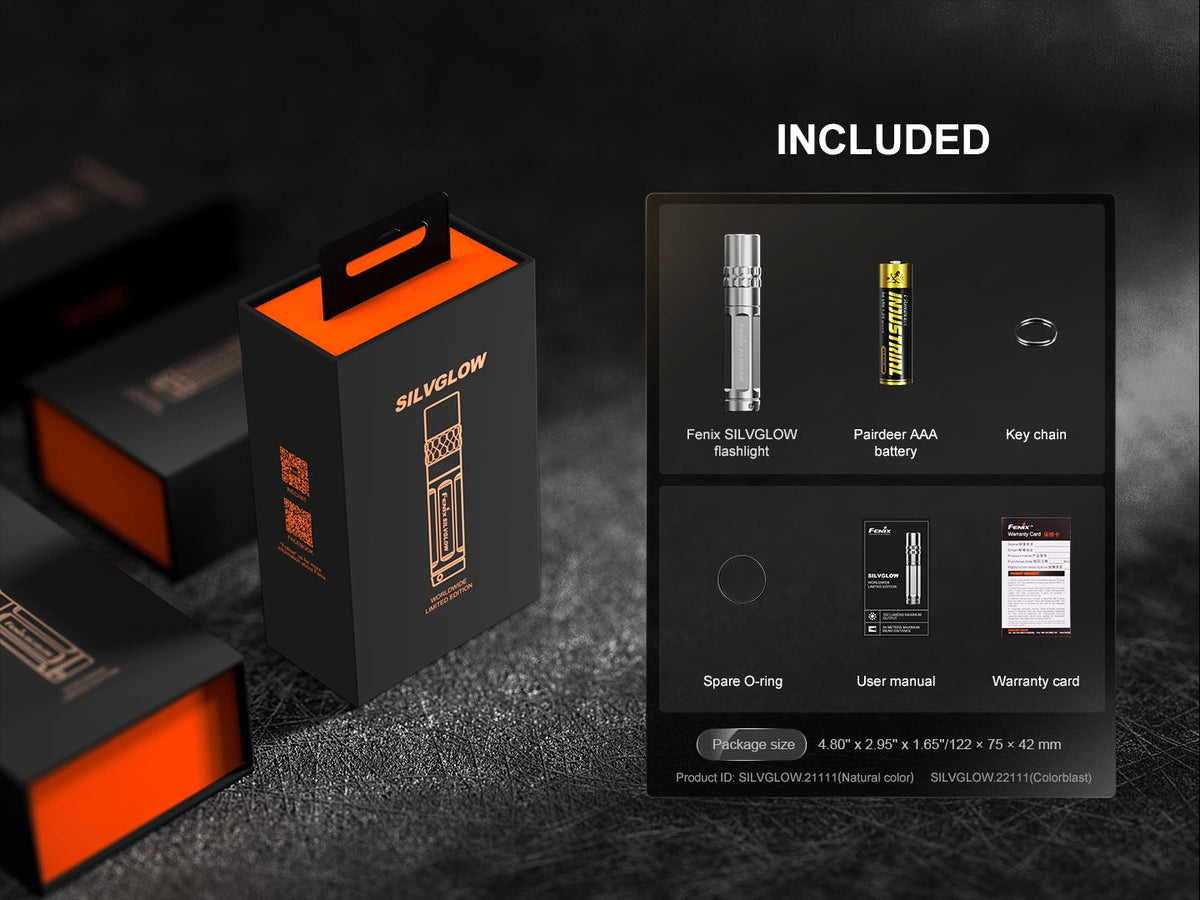 Fenix SilvGlow Limited Edition Collector's AAA Flashlight Fenix Store