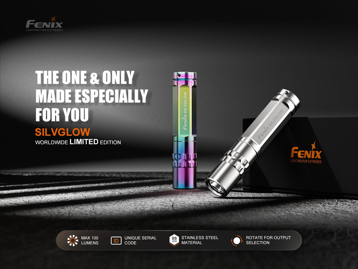 Fenix SilvGlow Limited Edition Collector's AAA Flashlight Fenix Store