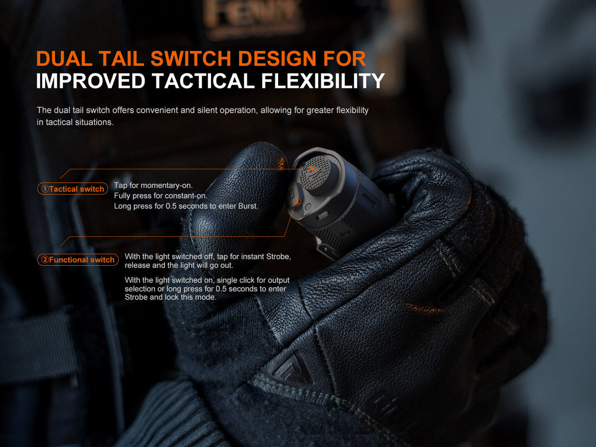 Fenix TK17 Dual Switch Tactical Flashlight Fenix Store