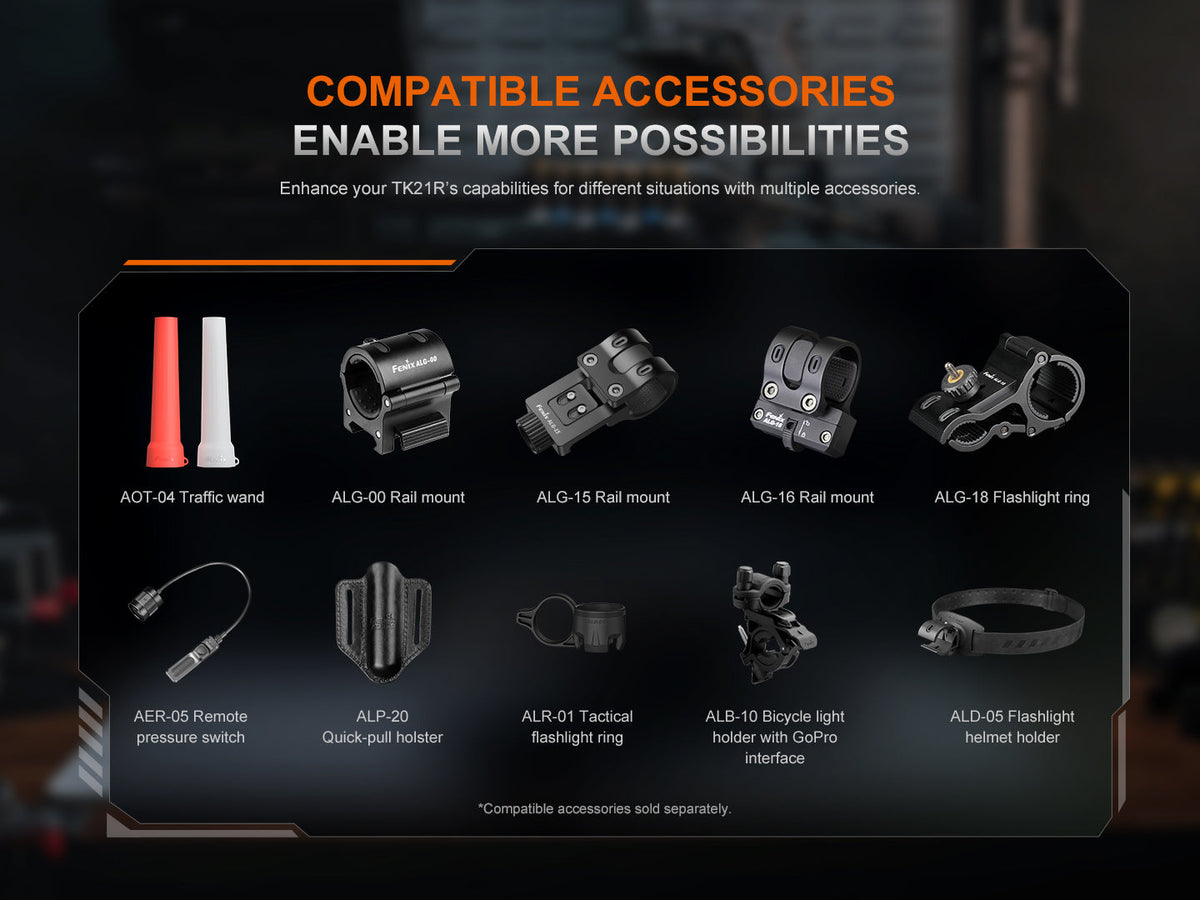 Fenix TK21R Duty Flashlight Fenix Store