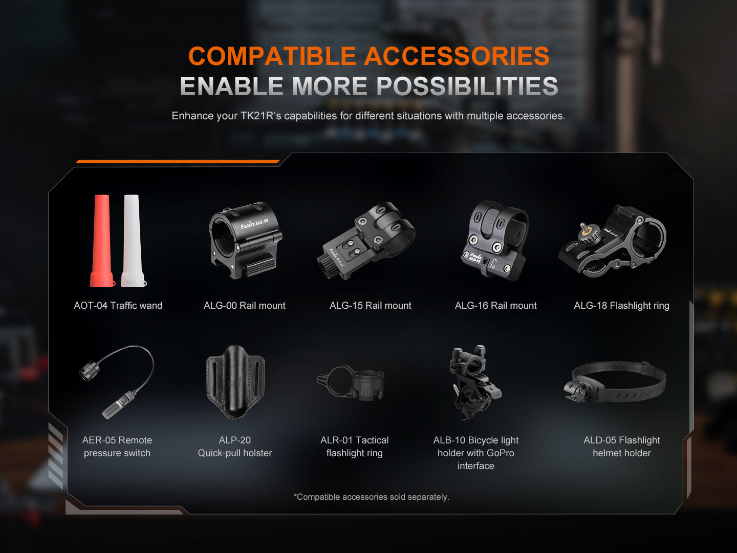 Fenix TK21R Duty Flashlight Fenix Store