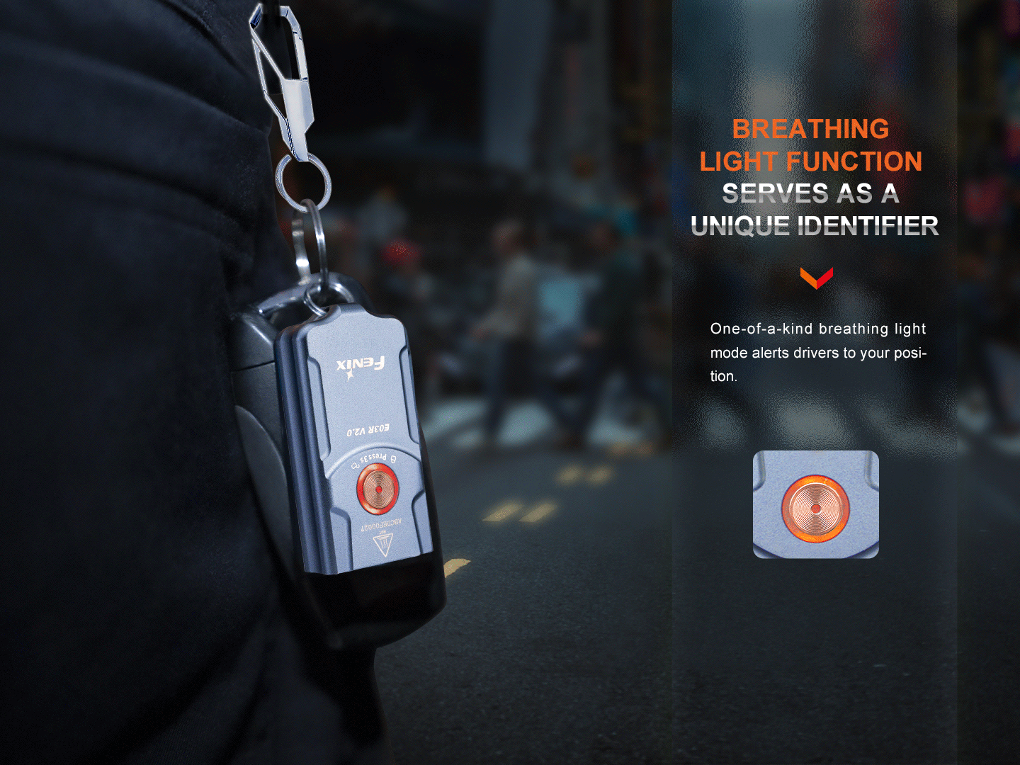 Fenix E03R V2 Keychain Flashlight Fenix Store