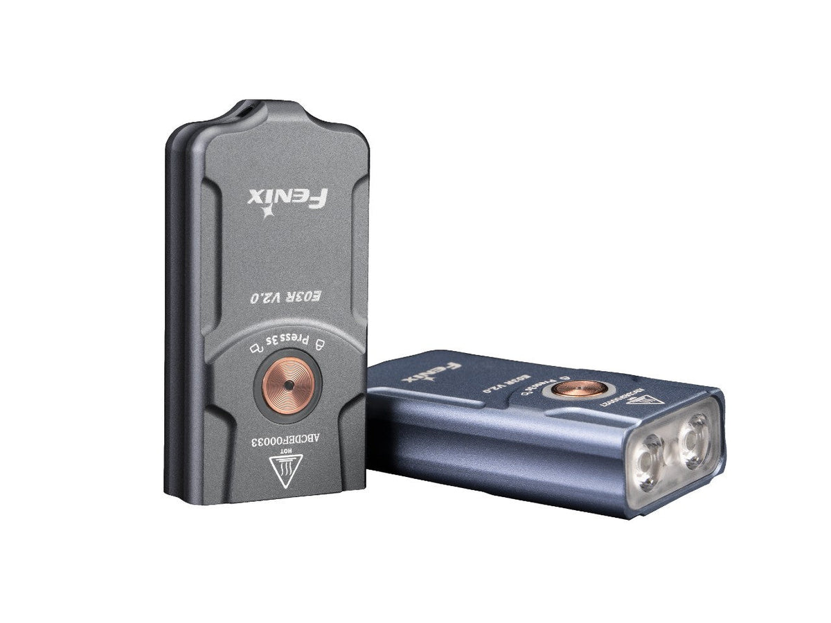 fenix e03r keychain flashlight Fenix E03R V2 Keychain Flashlight, Blue