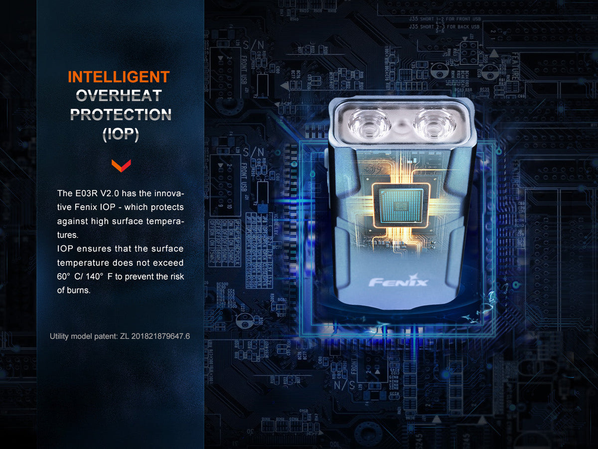 Fenix E03R V2 Keychain Flashlight Fenix Store