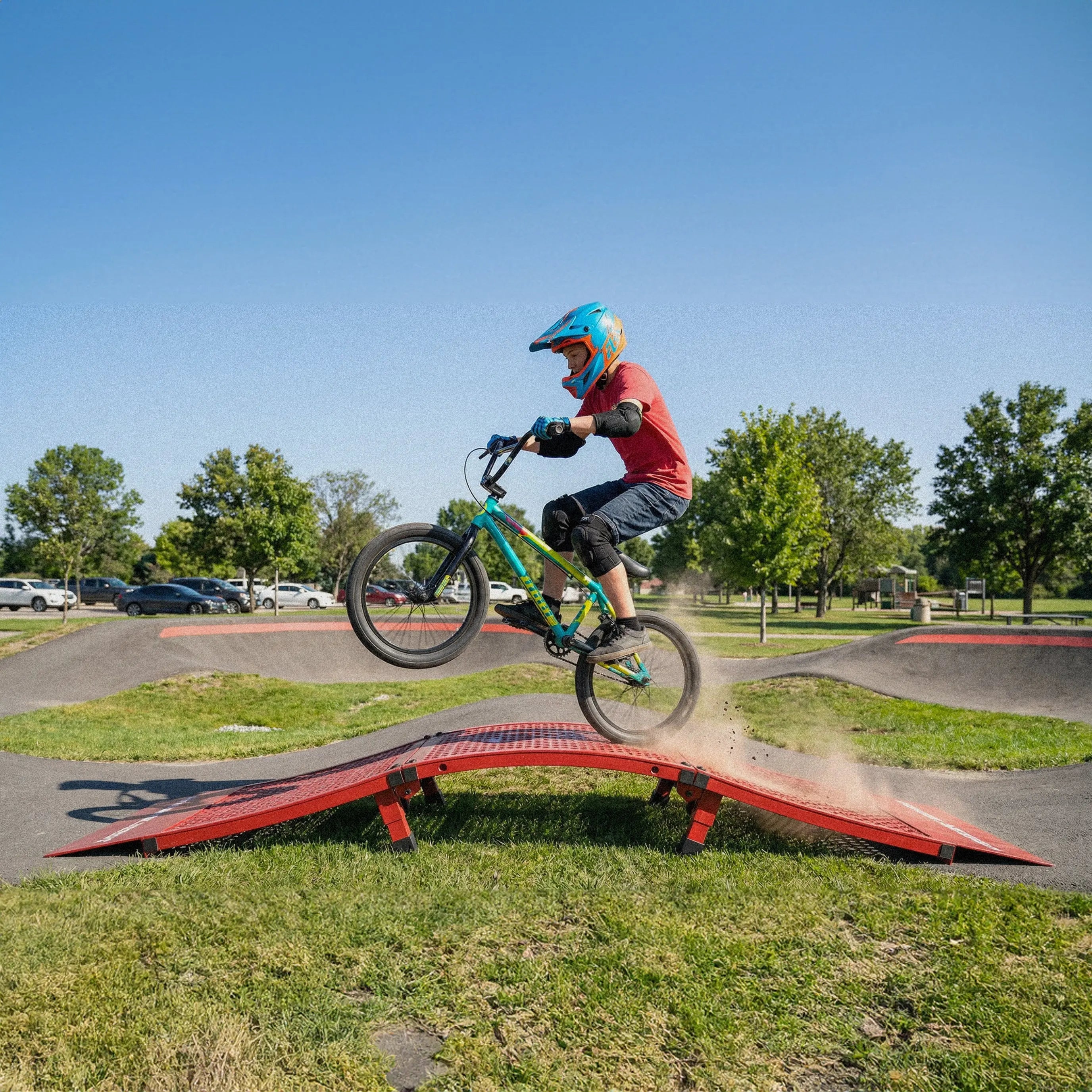 pumptrack mountainbike Mini Pump Track for BMX, Bike & Scooter