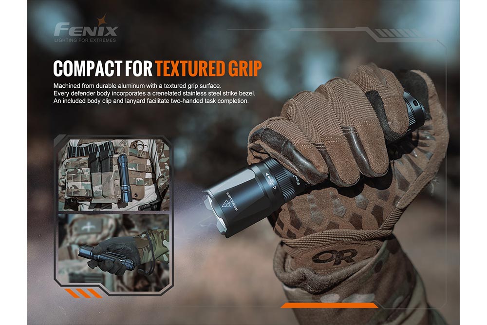 Fenix TK20R V2.0 Rechargeable Flashlight with FREE T5 Tactical Pen (optional) Fenix Store