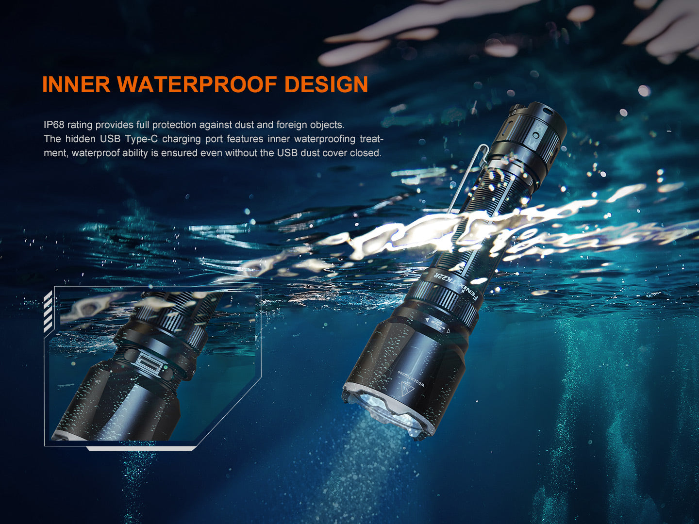 Fenix TK22R Rechargeable Tactical & Duty Flashlight Fenix Store