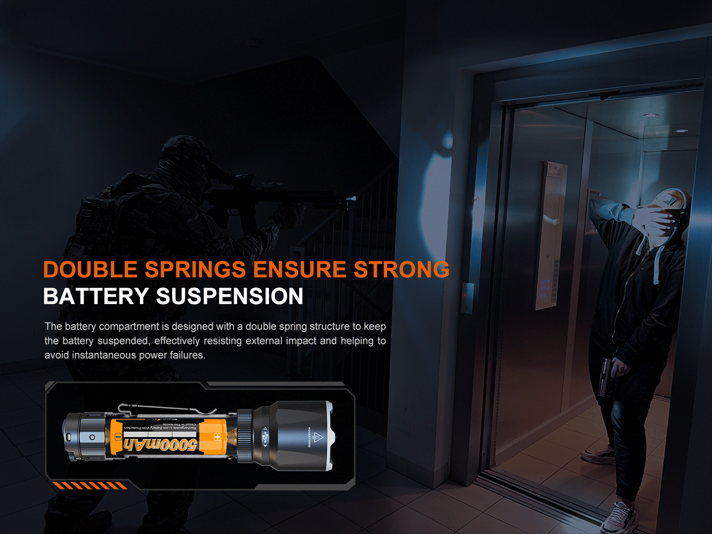 Fenix TK22R Rechargeable Tactical & Duty Flashlight Fenix Store