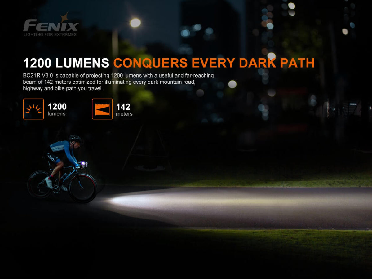 Fenix BC21R V3.0 LED Bike Light - Discontinued Fenix Store