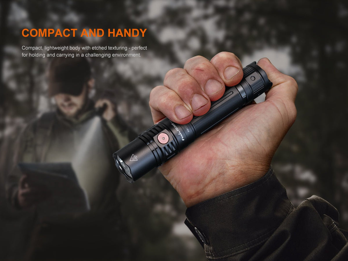Fenix PD36R V2 Compact Rechargeable Tactical Flashlight - 1700 Lumens Fenix Store