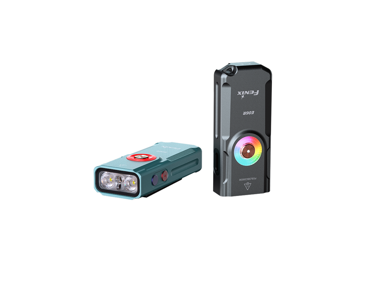 Fenix E06R Keychain Light with White, UV, and Red Laser Lights Fenix Store
