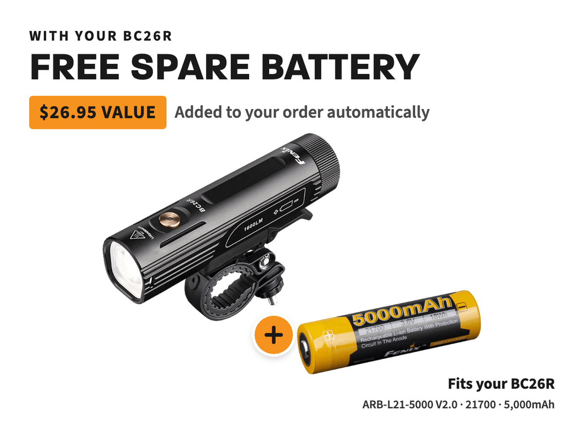 Fenix BC26R LED Bike Light Fenix Store