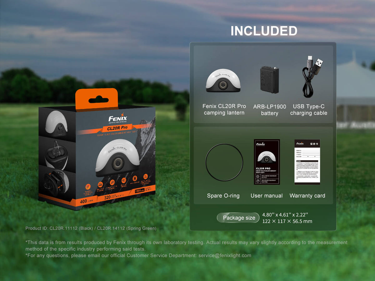 CL20R Pro Smart Multicolor Camping Lantern Fenix Store