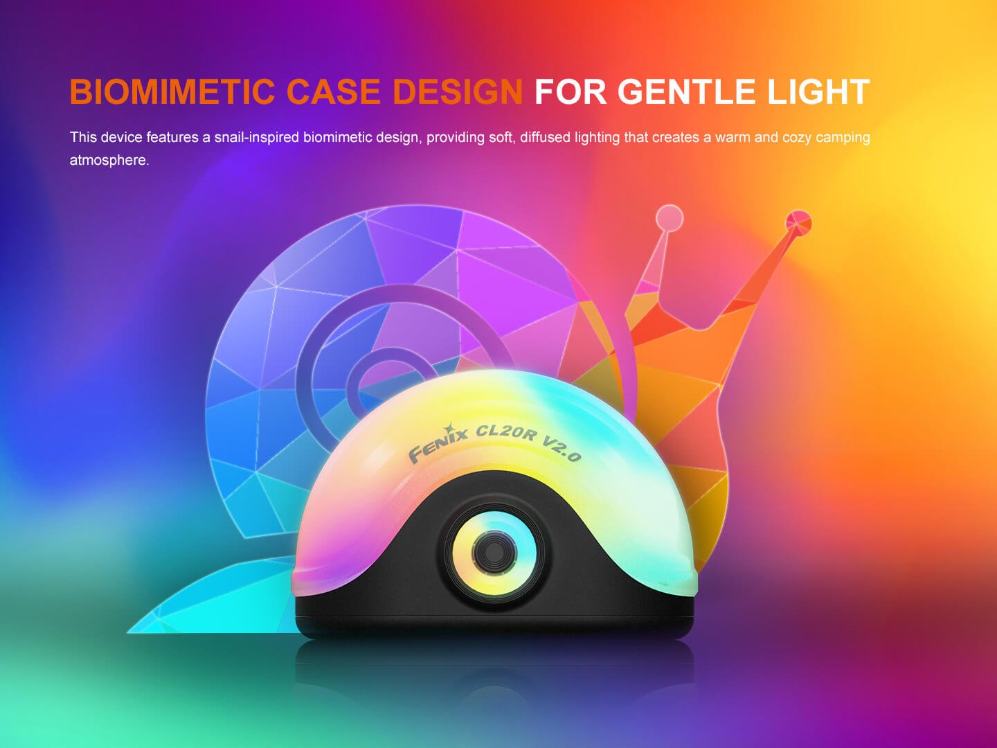 Fenix CL20R V2 Multicolor Camping Lantern - Wildcat Mini BMX