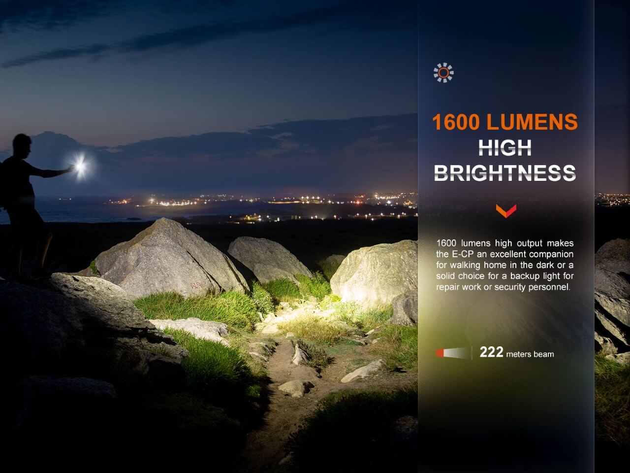 Fenix E-CP 1600-lumen LED Flashlight/Powerbank Fenix Store
