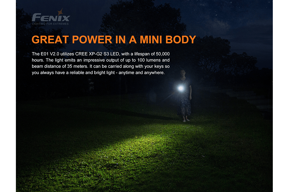 Fenix E01 V2.0 AAA LED Flashlight Fenix Store