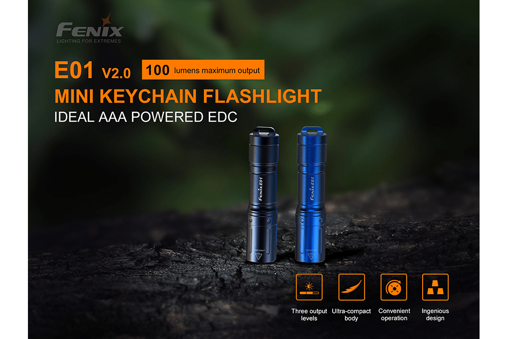Fenix E01 V2.0 AAA LED Flashlight Fenix Store
