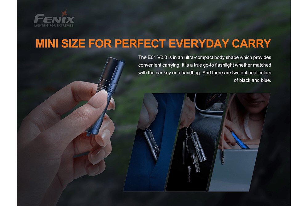 Fenix E01 V2.0 AAA LED Flashlight Fenix Store