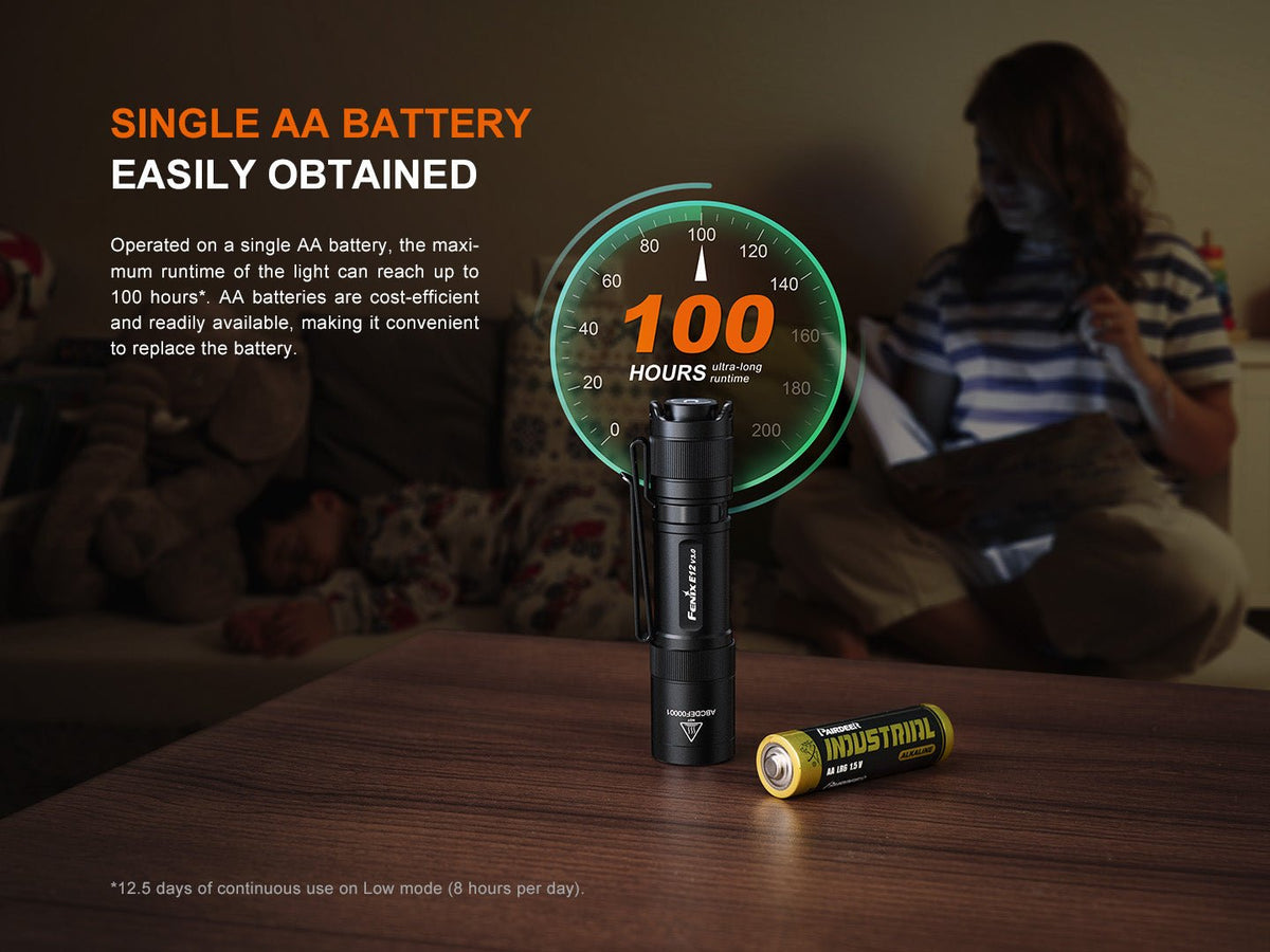 Fenix E12 V3 Pocket EDC AA Flashlight Fenix Store