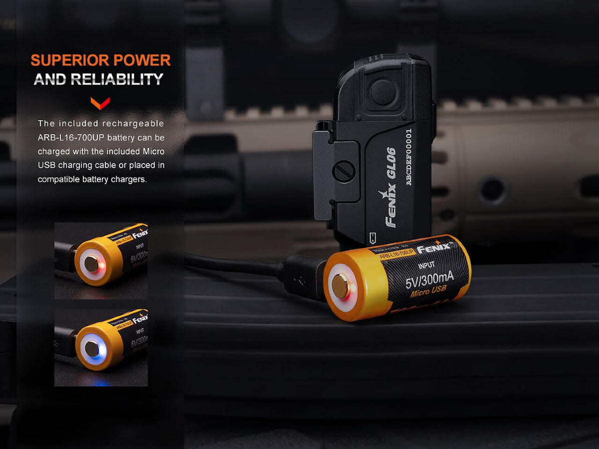 Fenix GL06 Pocket Pistol Tactical LED Light - 600 Lumens Fenix Store
