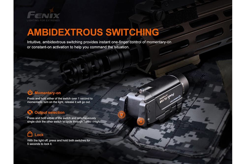 Fenix GL19R Rechargeable Tactical Light - Discontinued Fenix Store