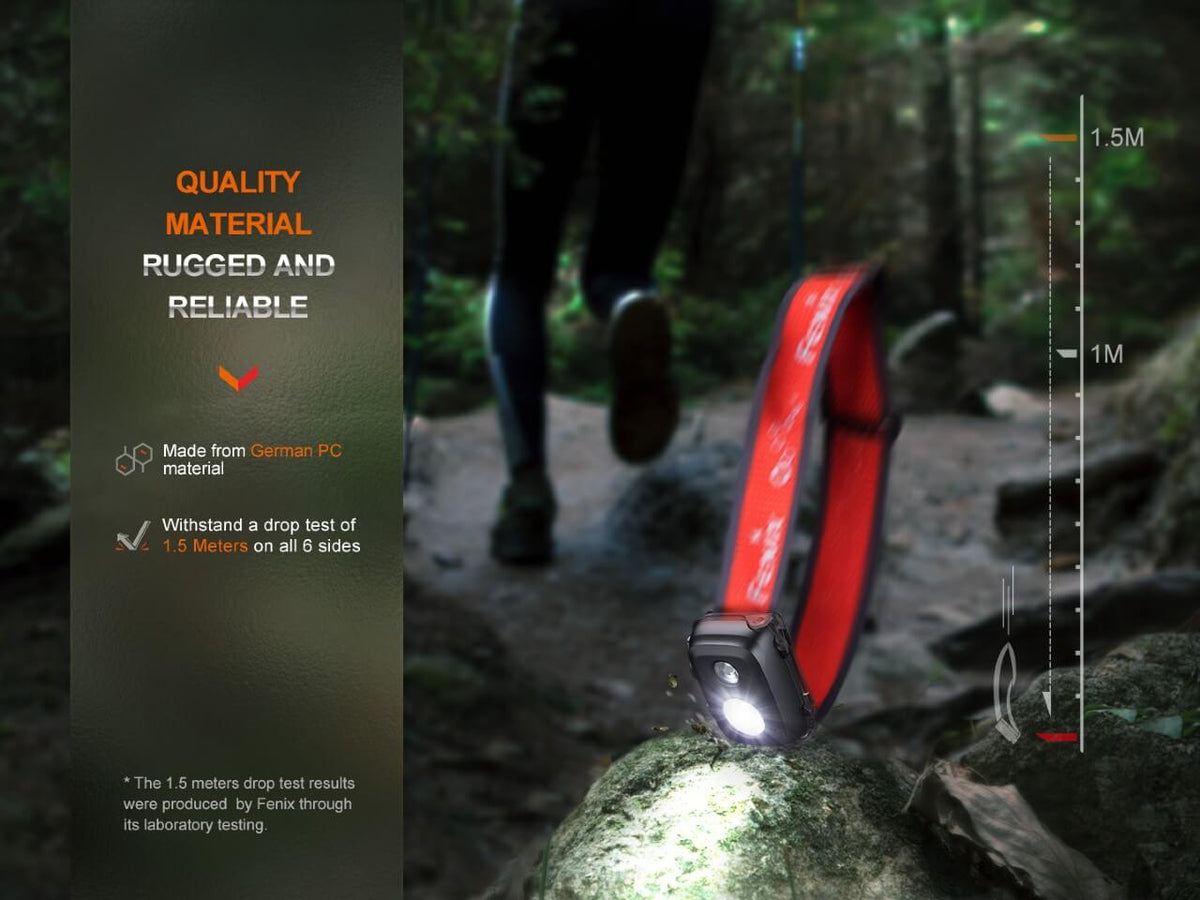 Fenix HL16 Lightweight Outdoor Hiking LED Headlamp Fenix Store