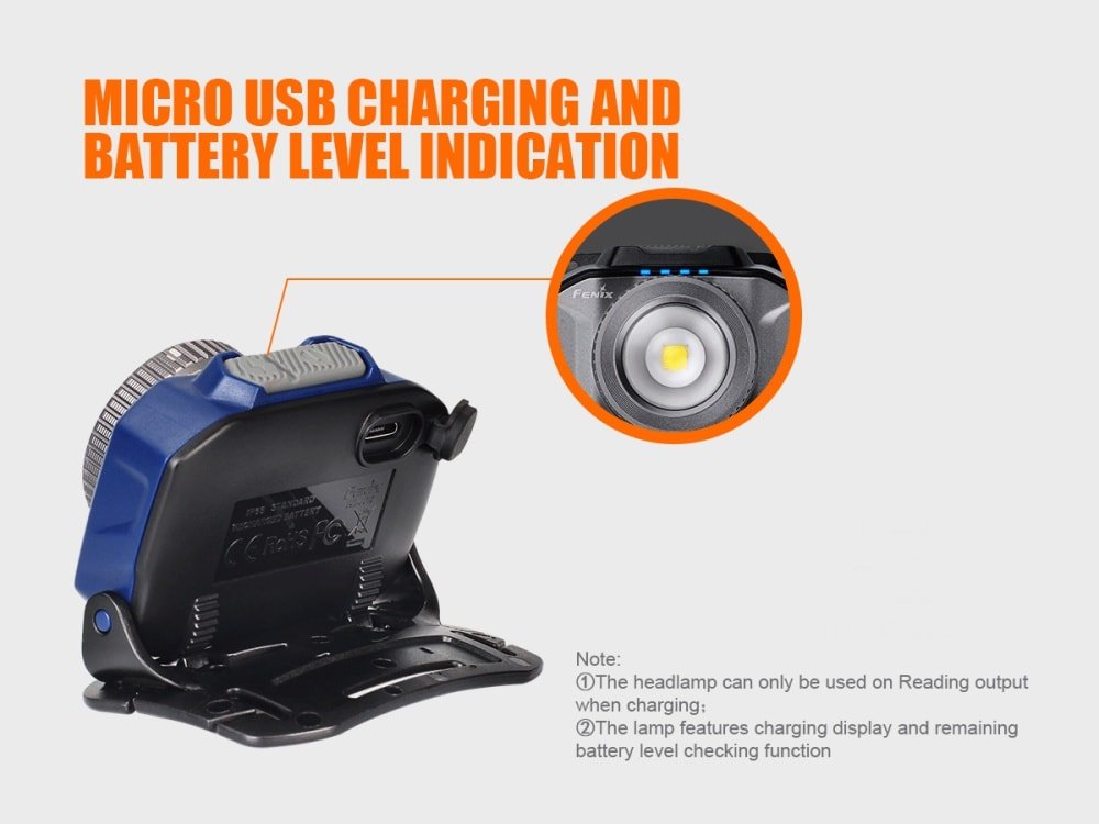 Fenix HL40R Focusable USB Rechargeable LED Headlamp Fenix Store