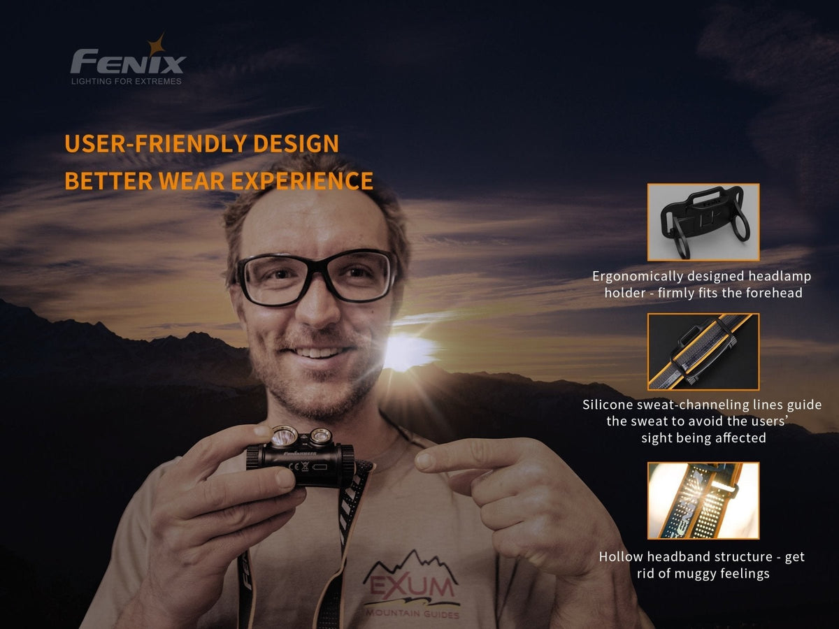 Fenix HM65R Rechargeable LED Headlamp - 1400 Lumens Fenix Store